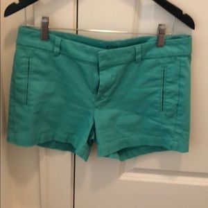 Flat front shorts